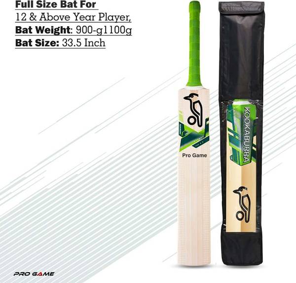 Pro Game KOOKABURRA Cricket Lightweight And Durable Bat Design Superior Batting Kashmir Willow Cricket Bat