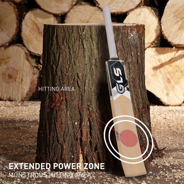 GLS SUPER SLOGGER POPULAR WILLOW FULL SIZE CRICKET BAT WITH TENNIS BALL AND COVER Poplar Willow Cricket Bat