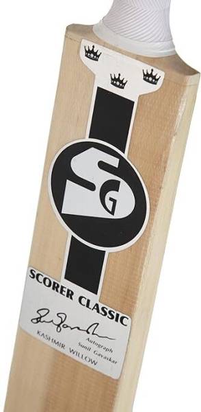 SG Scorer Classic Bat Size Full Size Kashmir Willow Cricket Bat