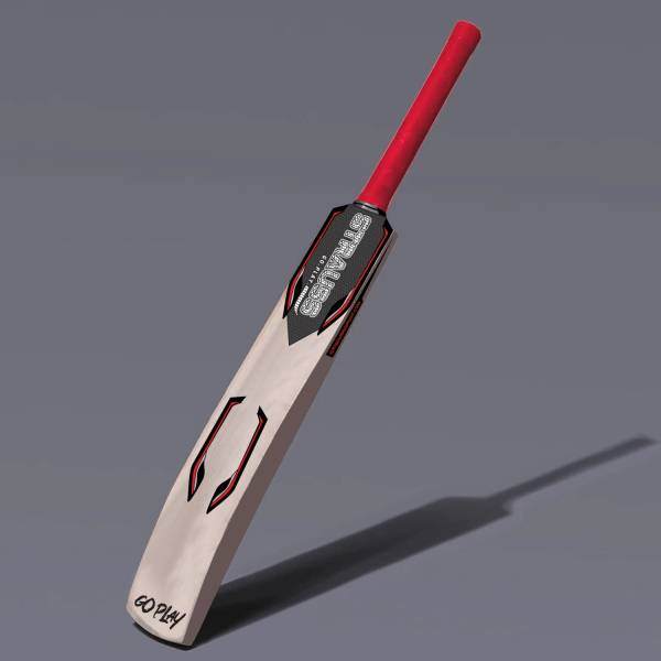 Strauss Pro |Leather Ball Bat| Size: Short Handle | Kashmir Willow Cricket Bat