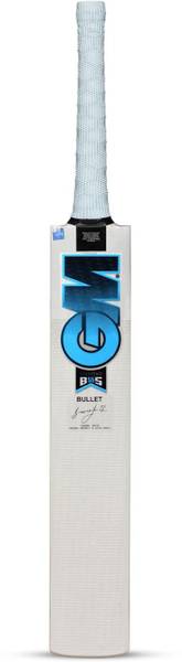ISBN GM BLUE KASHMIRI WILLOW BAT FOR HARD TENNIS BAL 1000-1100g Poplar Willow Cricket Bat For 15+ Yrs