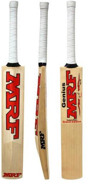 deepanshutraders English Willow Handcrafted Cricket Bat Red (Pack of 1) (Full Size) English Willow Cricket Bat For 15+ Yrs