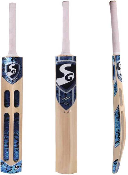 SG T-1000 (Tennis ball) Kashmir Willow Cricket Bat For 15+ Yrs