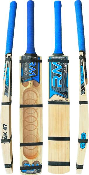RUDRAYM RM CRICKET BAT KASHMIR WILLOW DOUBLE BLADE SCOOP SINGAPORE CAN Kashmir Willow Cricket Bat