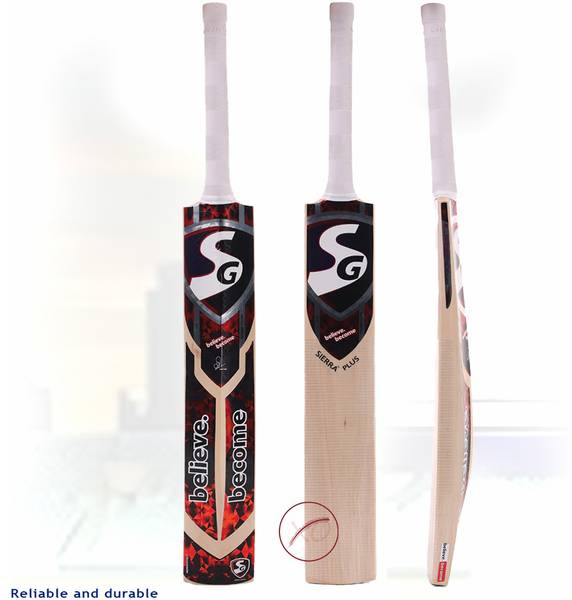 SG Sierra Plus Kashmir Willow Cricket Bat For 15+ Yrs