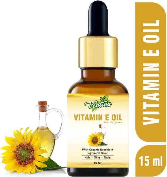 Ventina Organics Pure Vitamin E Oil 15 ml 100% Natural Therapeutic Grade