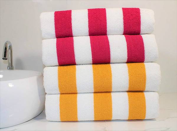 Tharunsha Elite Cotton 500 GSM Bath, Beach, Sport Towel Set