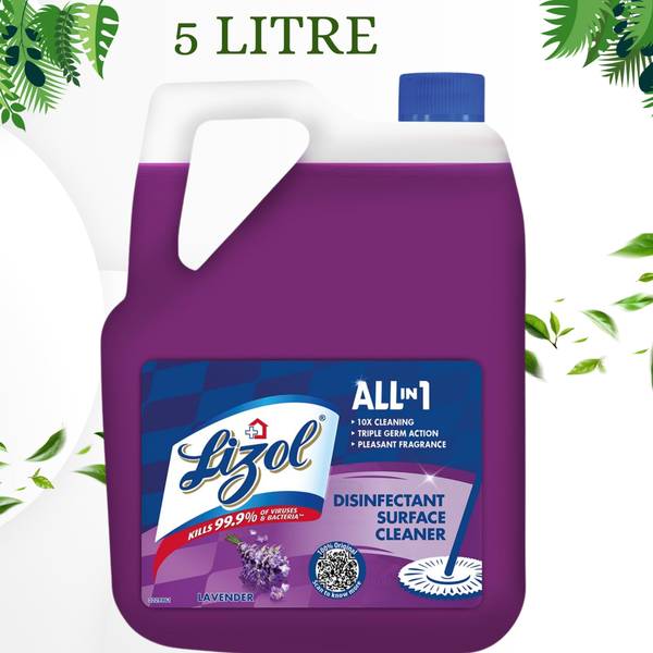 Lizol Disinfectant Surface & Floor Cleaner Liquid, Lavenderk Lavender