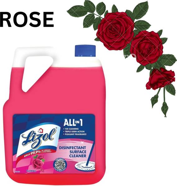 Lizol 100% genuine rose floor cleaner Rose