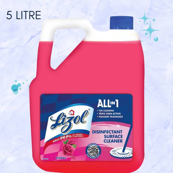 Lizol Disinfectant Surface & Floor Cleaner | Suitable for All Floor Cleaner Floral