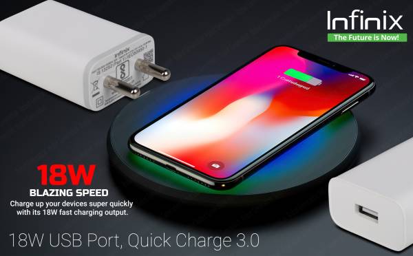 Infinix 18 W Quick Charge 2 A Mobile Charger