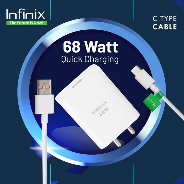Infinix 68 W Supercharge 6.5 A Wall Charger for Mobile