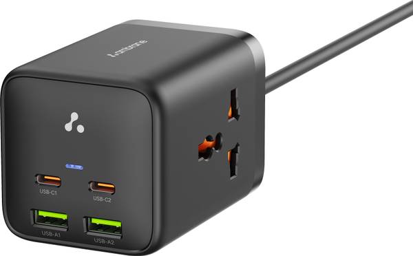 Ambrane 65 W GaN 4.4 A Multi-pin Wall Charger for Mobile