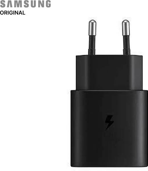 SAMSUNG Original EP-TA800NBEGIN USB Type-C (Fast Charge 2.0) 25 W 3 A Multiport Mobile Charger  (Black)