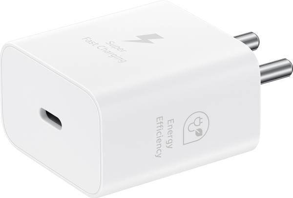SAMSUNG 25 W GaN 3 A Mobile Charger with Detachable Cable