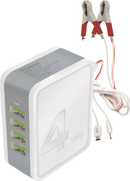 TP TROOPS 24 W 3.1 A Multiport Mobile Charger