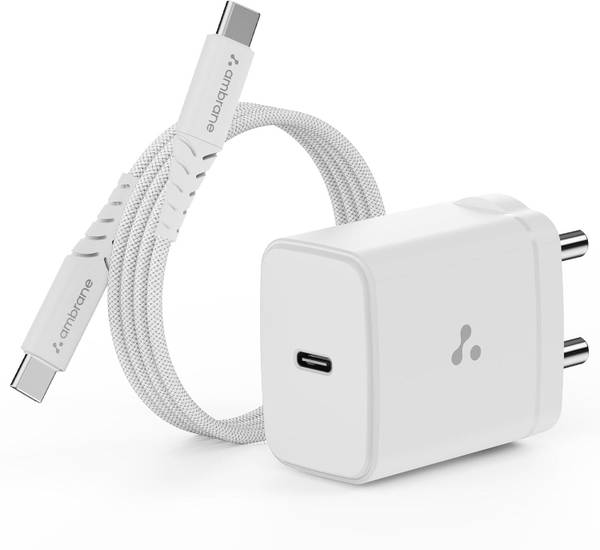 Ambrane 25 W 3 A Wall Charger for Mobile with Detachable Cable