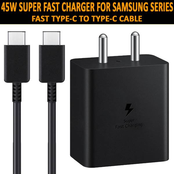 SUFO 45 W Quick Charge 3 A Wall Charger for Mobile with Detachable Cable