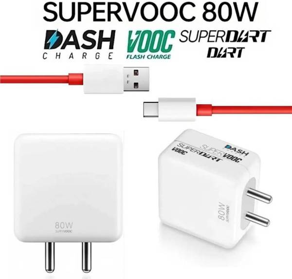 Hopex 80 W SuperVOOC 6 A Mobile Charger with Detachable Cable
