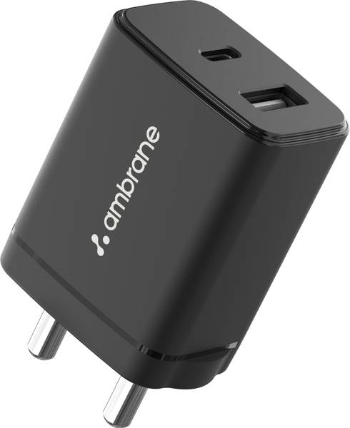 Ambrane 30 W GaN 3 A Wall Charger for Mobile