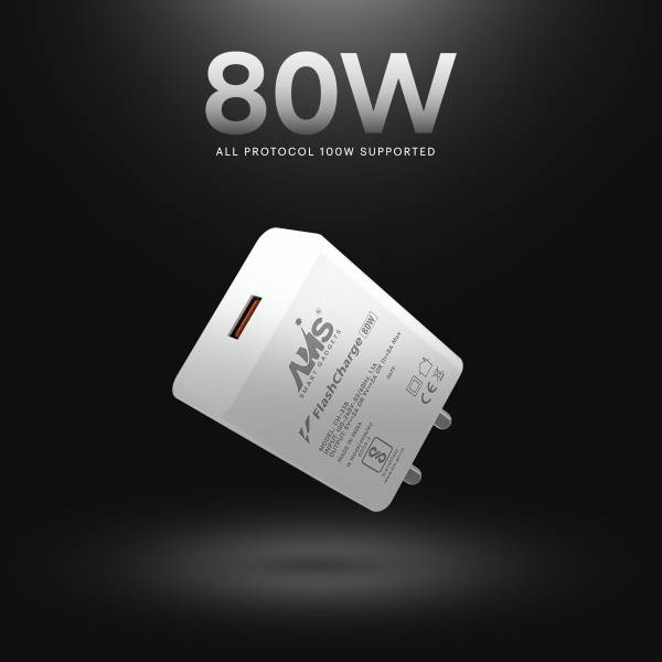 AMS 80 W SuperVOOC 6 A Wall Charger for Mobile