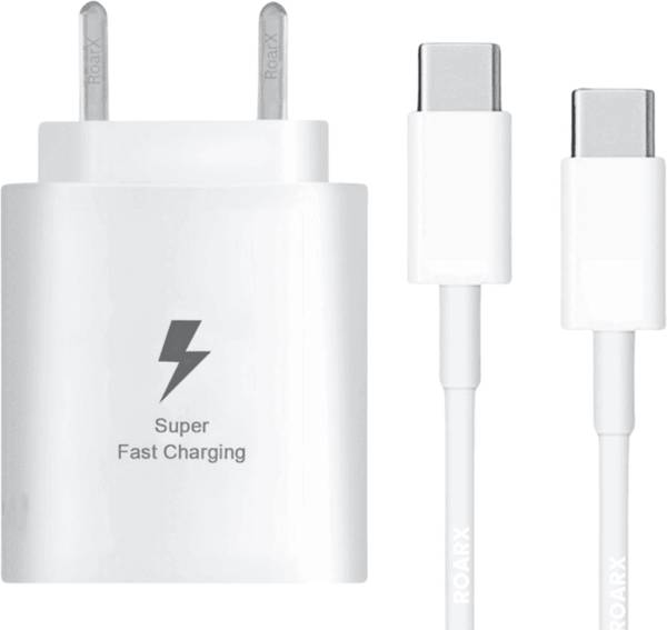RoarX 25 W Quick Charge 3.1 A Wall Charger for Mobile with Detachable Cable