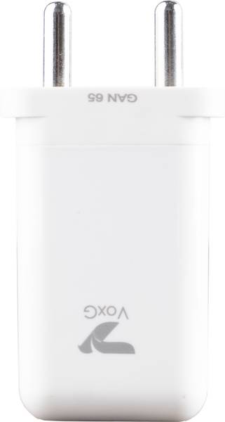 voxg 65 W GaN 12 A Wall Charger for Mobile with Detachable Cable