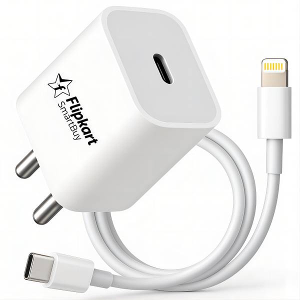 Flipkart SmartBuy 20 W Quick Charge 3 A Wall Charger for Mobile with Detachable Cable
