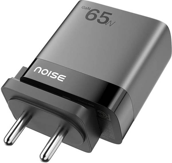Noise 65 W GaN 1.5 A 3 Port Mobile Charger with Detachable Cable