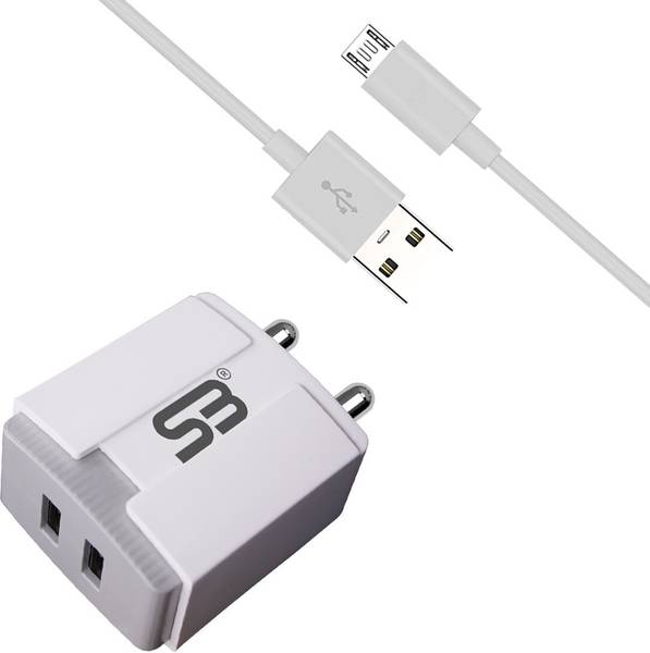 shopbucket 12 W 3.4 A Wall Charger for Mobile with Detachable Cable