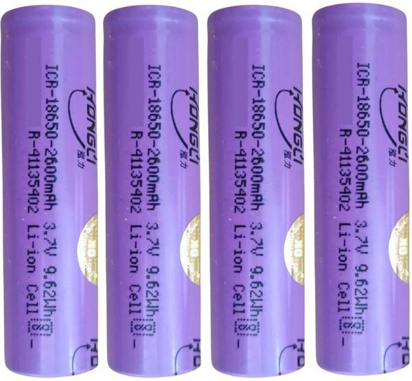 UNIXAA 18650 3.7V Rechargeable Lithium Li-ion 2600mAh Battery