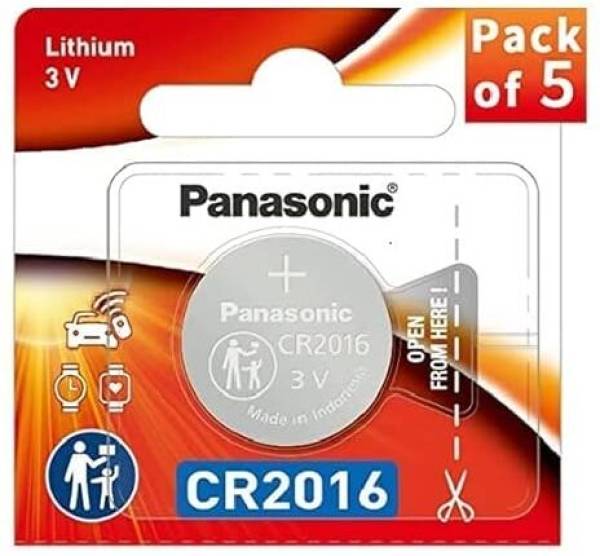 Synergy PANASONIC CR2016 3V Lithium (5 Batteries) Battery