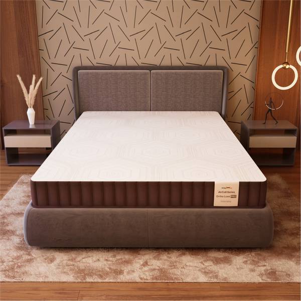 SleepyHug Luxe Pro Pocket Spring 8 inch Double Pocket Spring Mattress