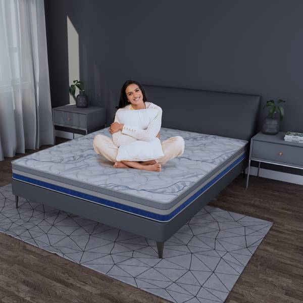 Centuary Mattresses Q-Gel Comfort Cusense Technology with Copper Crystal Memory Foam 6 inch King High Resilience (HR) Foam Mattress
