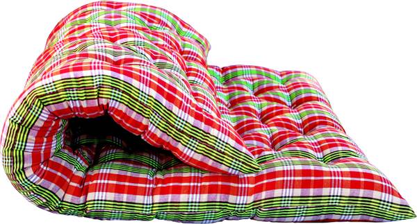 TIRAZ Regular Type Organic Cotton mattress Gadda For Floor & Bed (King 72x72) 4 inch King Cotton Mattress