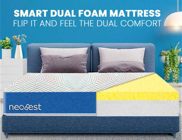 Neobest NEO7860CDL 6 inch Queen High Resilience (HR) Foam Mattress