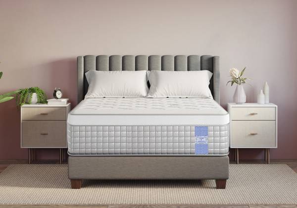 Loom & Needles Gravity Hybrid Euro Top 5 Zoned Zero Partner Disturbance & 7 Layered Foam 10 inch Queen Pocket Spring Mattress