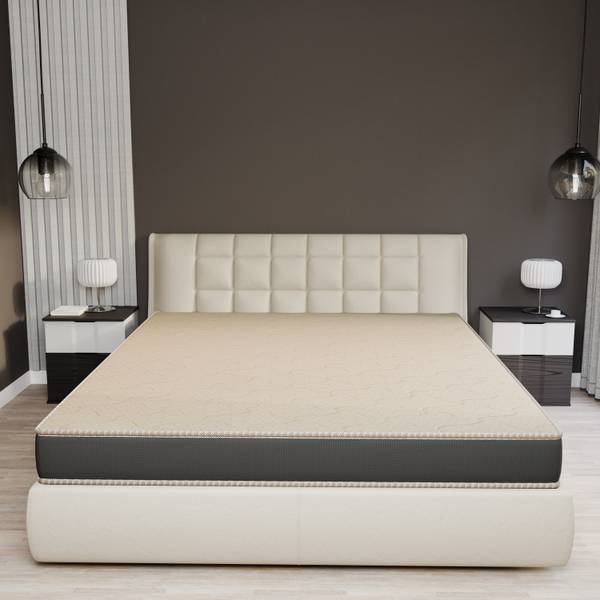 softland DuoFlex Orthopedic Hard & Soft Flip Reversible 4 inch Single High Resilience (HR) Foam Mattress