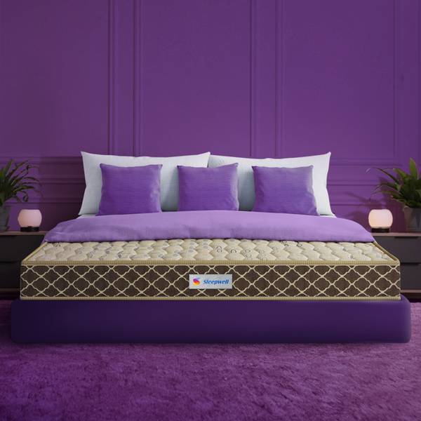 Sleepwell Fitrest 6 inch King High Resilience (HR) Foam Mattress