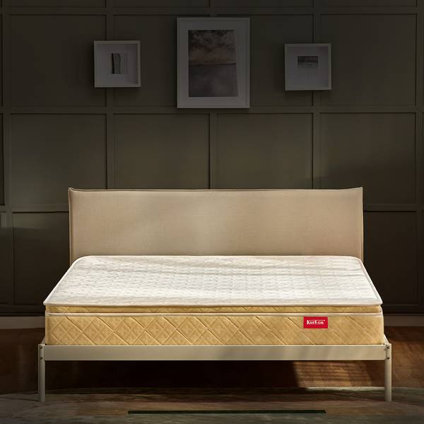 KURLON Pocket Spring, Medium Soft, Supernova 8 inch Queen High Density (HD) Foam Mattress