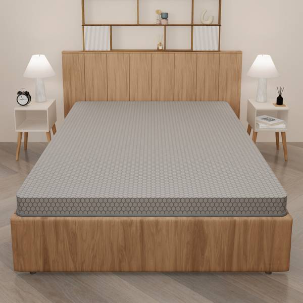 SleepyHug Spinex Plus 3 inch Single High Resilience (HR) Foam Mattress