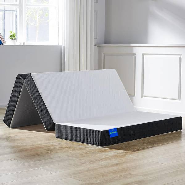 9villa Tri Folding Memory Foam Mattress 4 inch Single Memory Foam Mattress
