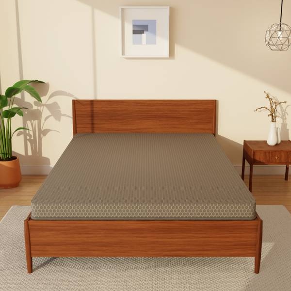SleepyHug Spinex Plus 3 inch Queen High Resilience (HR) Foam Mattress
