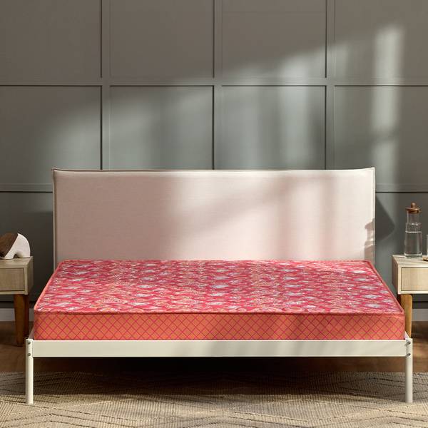 KURLON Natural Rubberized Coir, Medium Firm Support 4 inch Single Coir Mattress