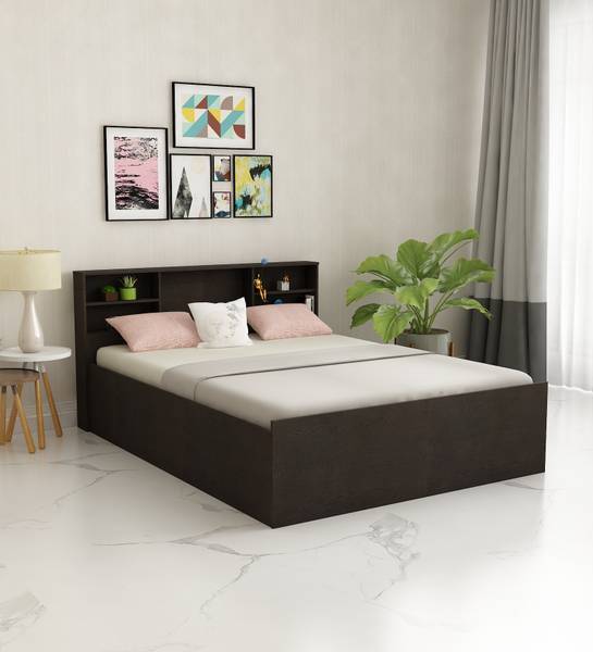 SIVOM Sylvia Box Bed with Storage Engineered Wood Queen Box Bed Price