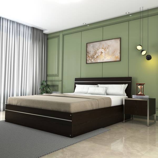 Flipkart Perfect Homes Birmingham Engineered Wood King Bed