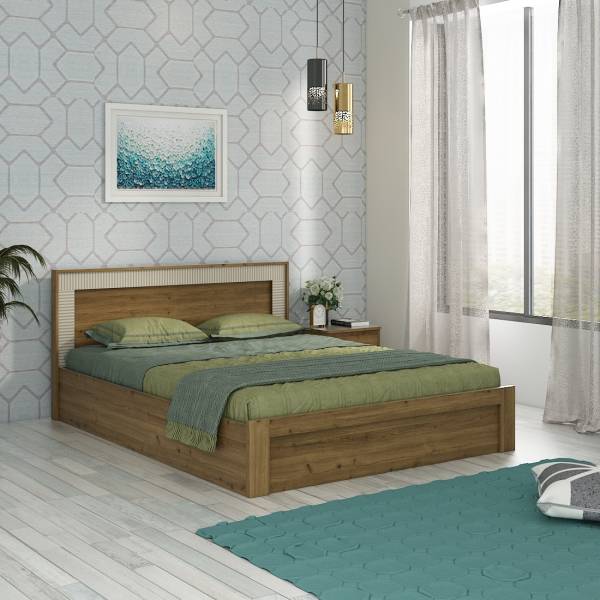 SPACEWOOD VERVE Engineered Wood Queen Box Bed