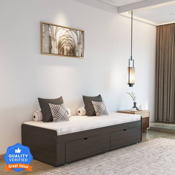 CARLTON LONDON Engineered Wood Single Box Bed