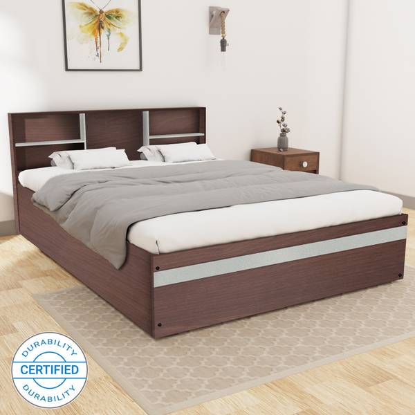 Flipkart Perfect Homes Opus Engineered Wood Queen Box Bed