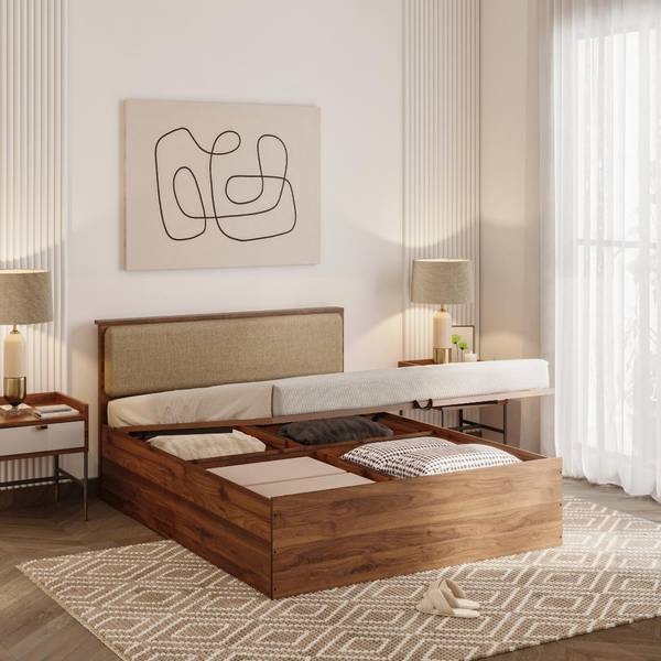 Wakefit Taurus Engineered Wood Queen Hydraulic Bed